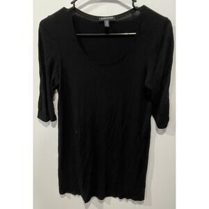 Eileen Fisher Petite PS/PP High Low‎ Viscose Spandex Blend 3/4 Sleeve Dress